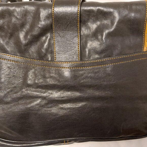 Dior Gaucho Double Saddle Bag in Black Leather - Picture 5 of 9